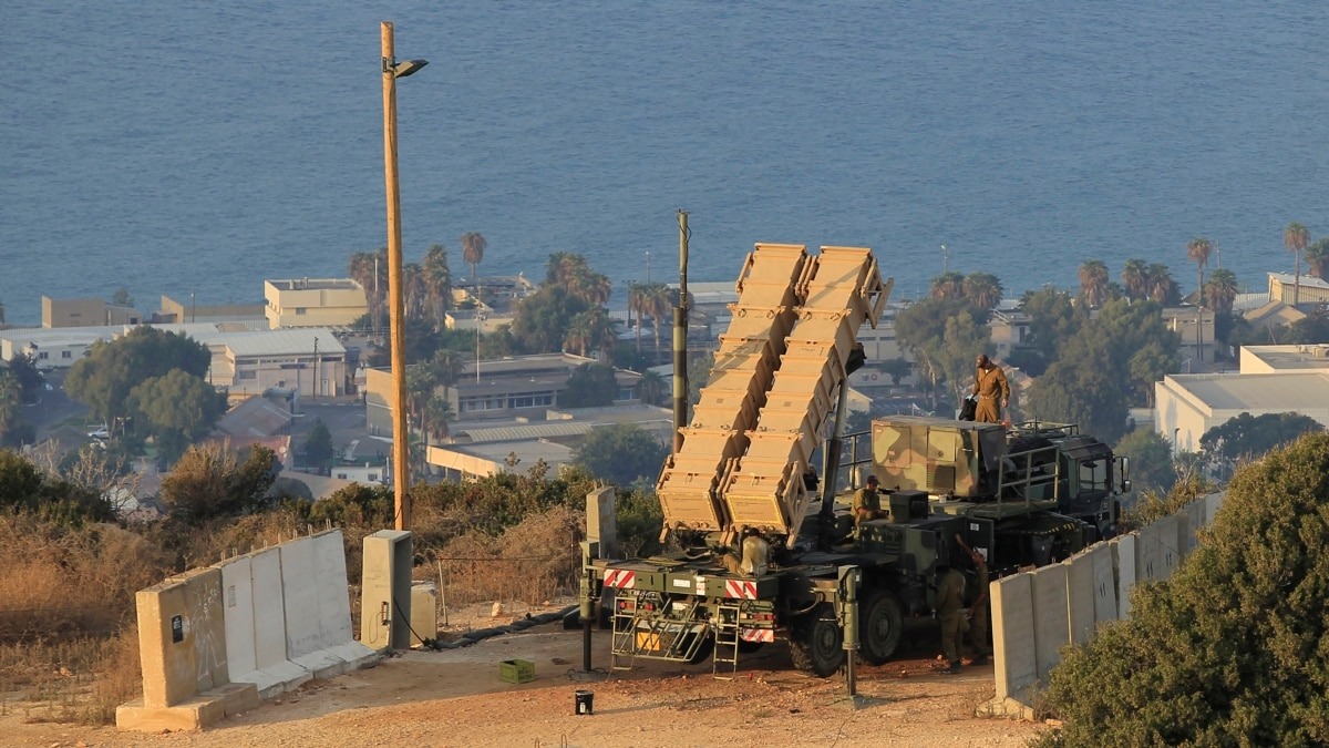 Utskytningsrampen til Patriot PAC-2 overflate-til-luft-missilsystemet. Illustrasjon: Det israelske luftforsvaret