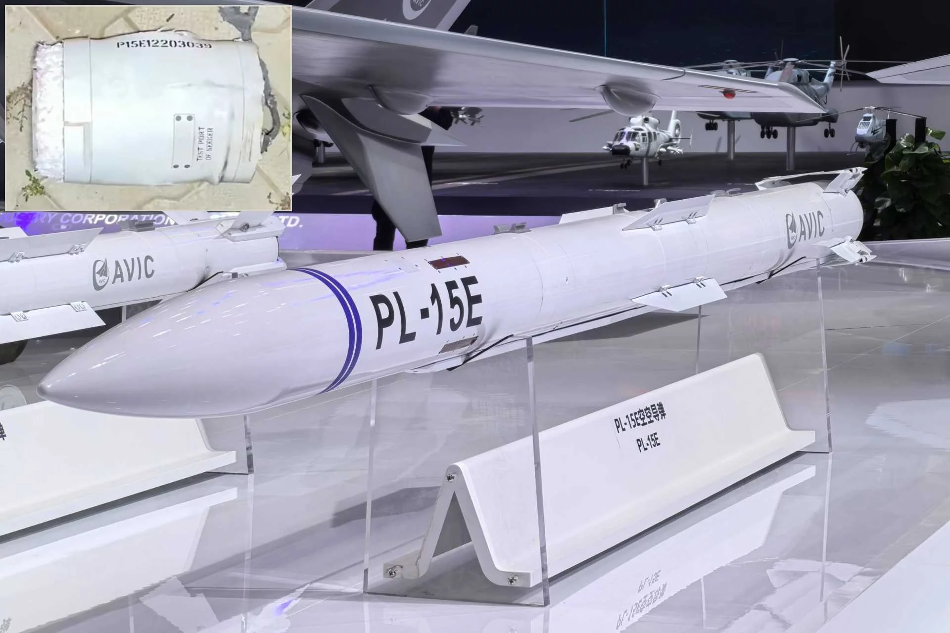 Kinas PL-15E luft-til-luft-missil