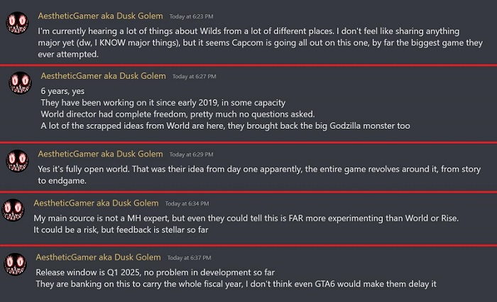 "Monster Hunter Wilds blir Capcoms mest ambisiøse spill hittil" - en anerkjent innsider har avslørt interessant informasjon og lanseringsdatoer for actionspillet.-2 "Monster Hunter Wilds blir Capcoms mest ambisiøse spill hittil" - en anerkjent innsider har avslørt interessant informasjon og lanseringsdatoer for actionspillet.-2
