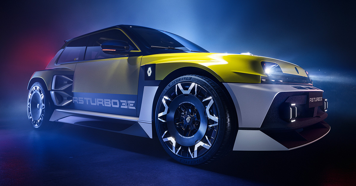 Futuristisk design av Renault 5 Turbo 3E Futuristisk design av Renault 5 Turbo 3E