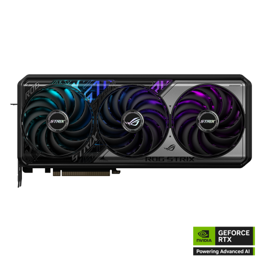 ROG Strix GeForce RTX 5070 Ti OC Edition-skjermkort. Illustrasjon: ASUS