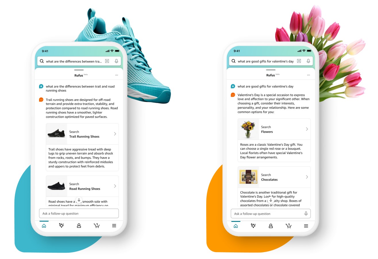Amazon har avduket Rufus, en AI-drevet assistent for shopping.-2