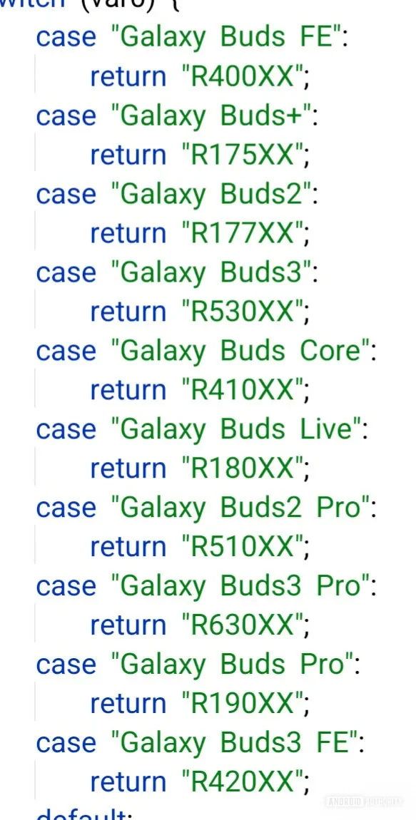 Kode for den nye Galaxy Buds-hodetelefonserien Kode for den nye Galaxy Buds-hodetelefonserien