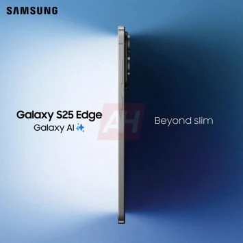 Bilde av det andre hjørnet av Samsung Galaxy S25 Edge-smarttelefonen Bilde av det andre hjørnet av Samsung Galaxy S25 Edge-smarttelefonen
