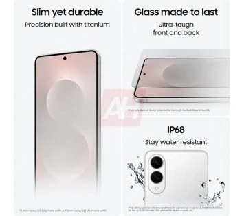 Samsung Galaxy S25 Edge smarttelefon med AMOLED-skjerm Samsung Galaxy S25 Edge smarttelefon med AMOLED-skjerm