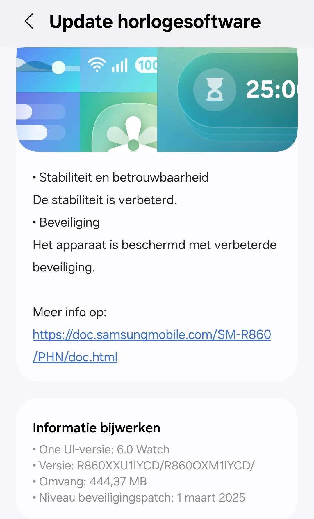 Samsung Galaxy Watch 4 mars 2025 sikkerhetsoppdatering Europa Nederland Samsung Galaxy Watch 4 mars 2025 sikkerhetsoppdatering Europa Nederland