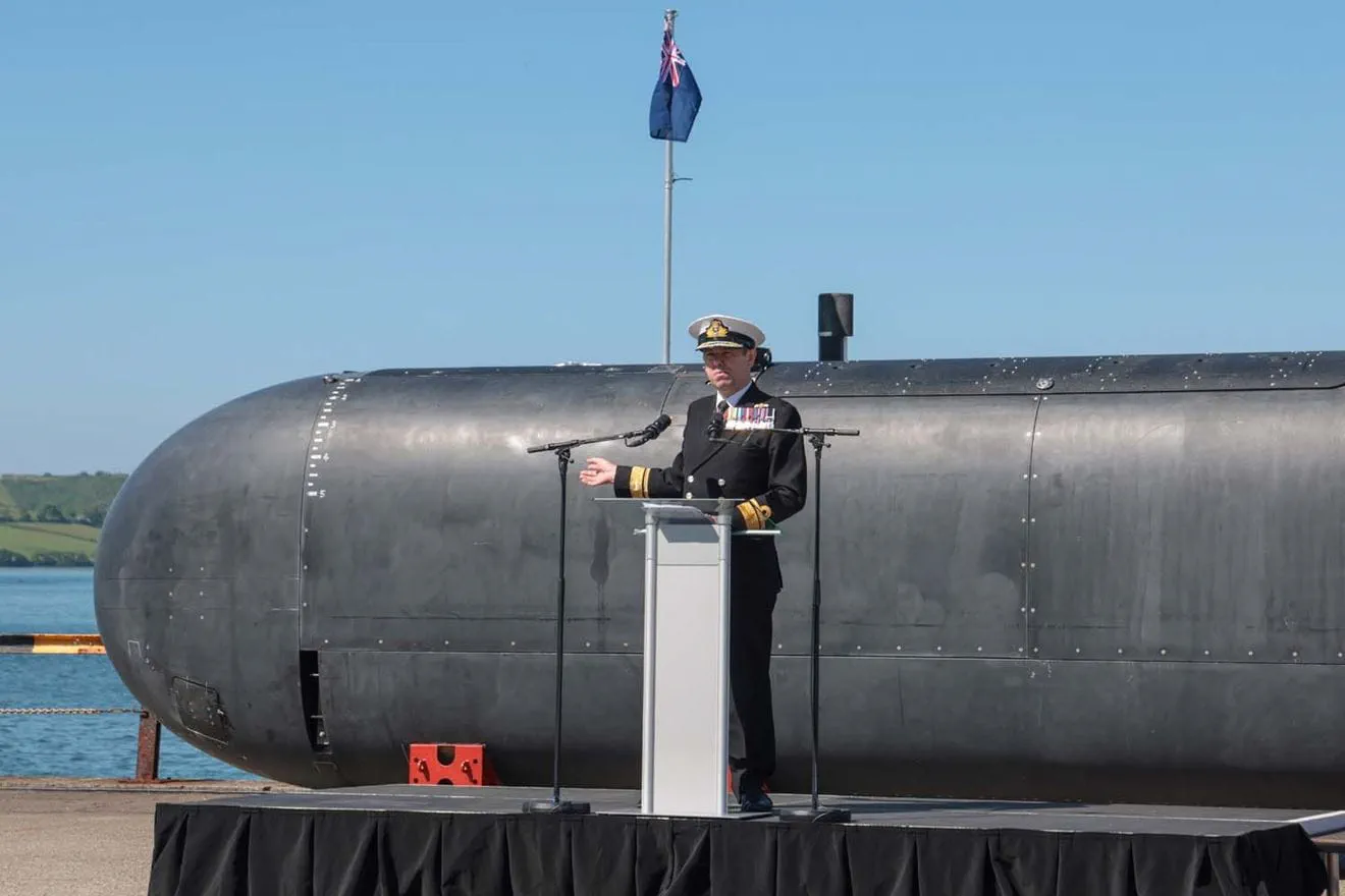 Den ubemannede ubåten Excalibur. Illustrasjon: Royal Navy
