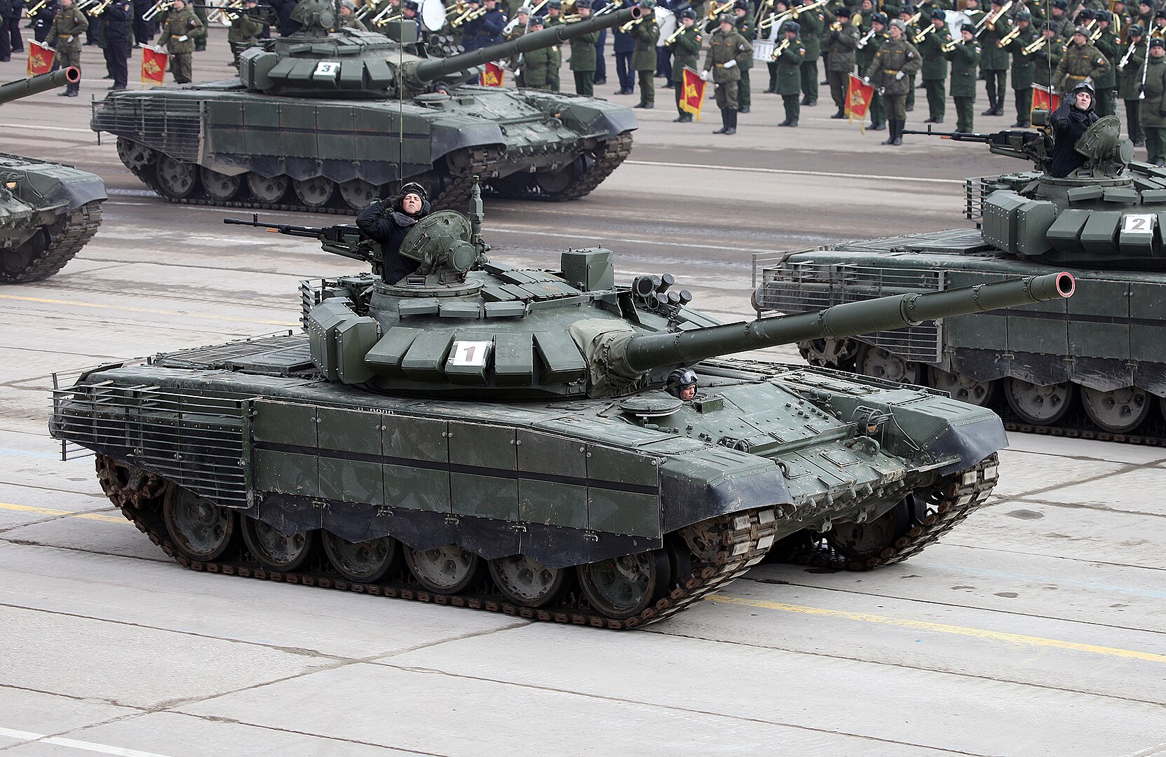 Russisk T-72B3 stridsvogn Russisk T-72B3 stridsvogn