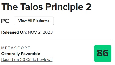 Et suverent puslespill med dyp mening: Kritikerne er begeistret for The Talos Principle 2 og gir spillet høye poengsummer.-3 Et suverent puslespill med dyp mening: Kritikerne er begeistret for The Talos Principle 2 og gir spillet høye poengsummer.-3
