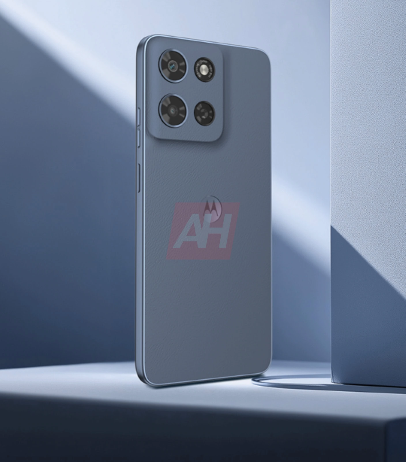 Moto G 2026 med øko-lær i fargen Pantone 2376C Moto G 2026 med øko-lær i fargen Pantone 2376C