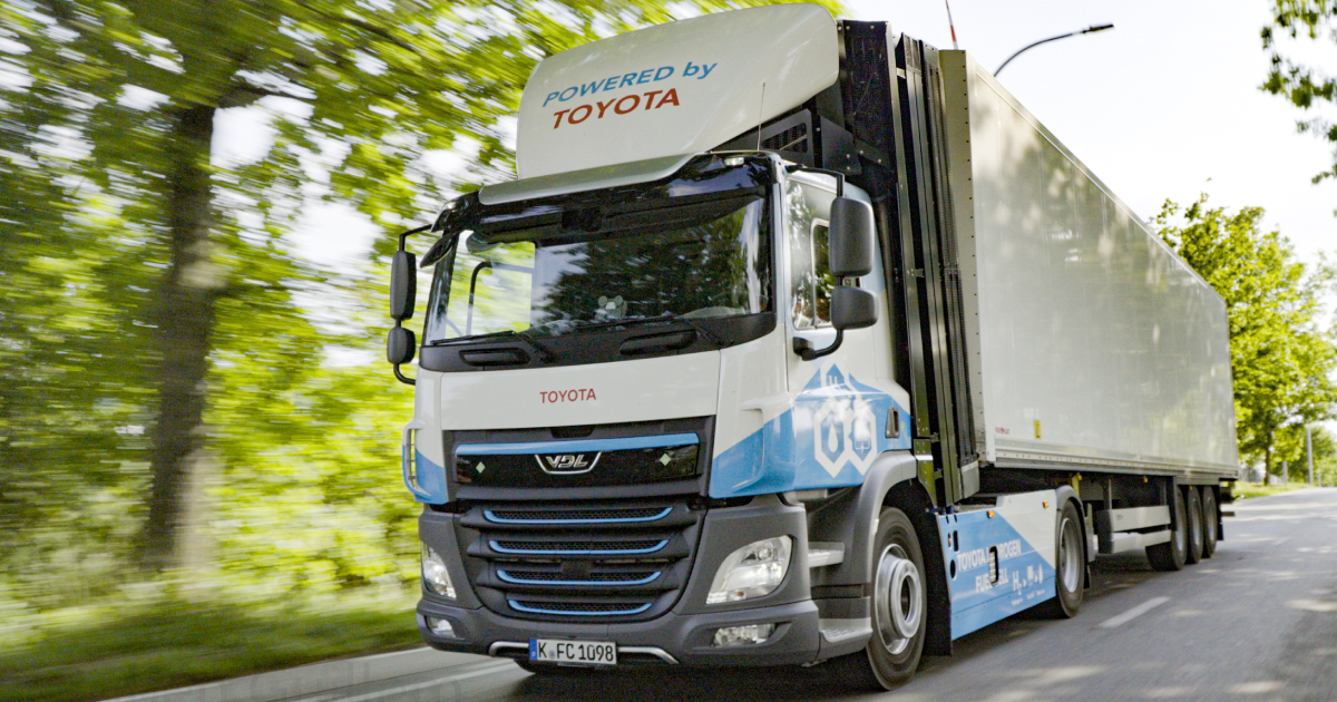 VDL lastebil med hydrogenbrenselceller VDL lastebil med hydrogenbrenselceller