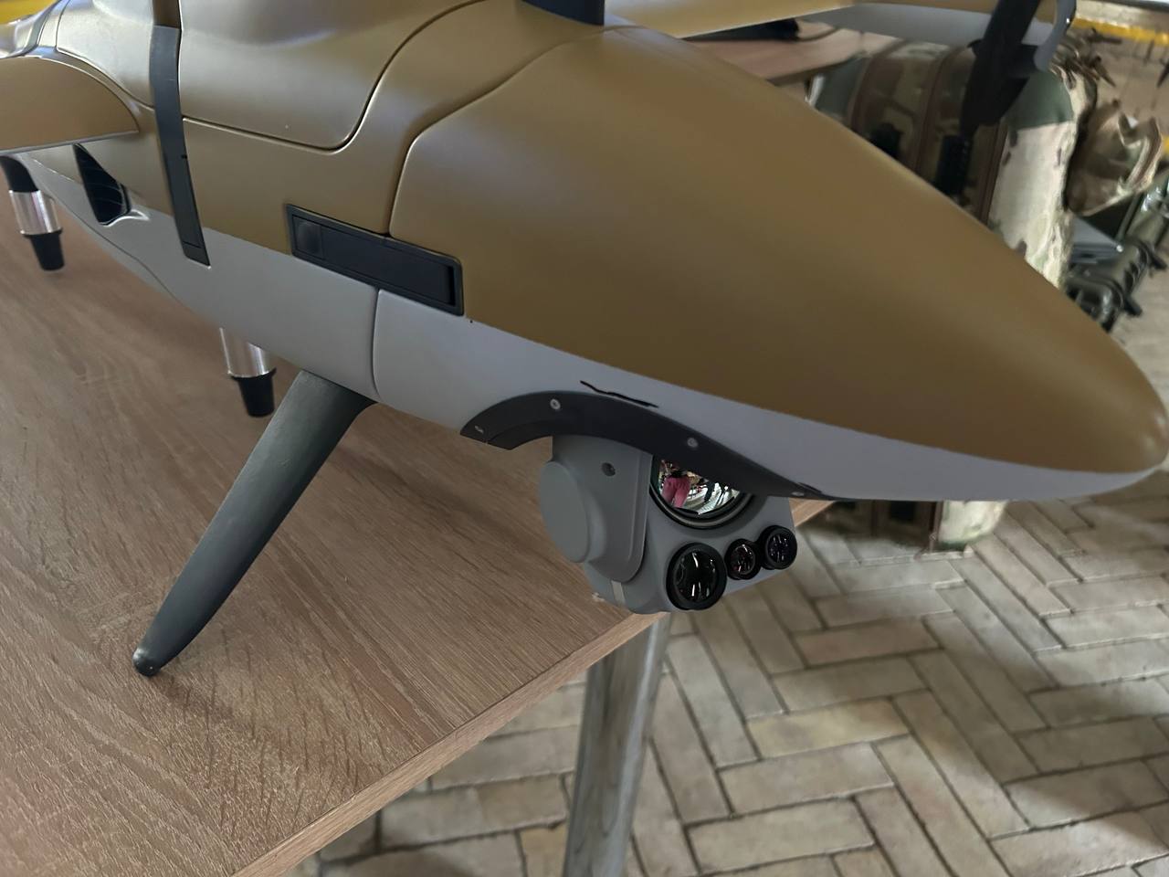 Det optiske modulen til Vector-dronen fra NextVision. Det optiske modulen til Vector-dronen fra NextVision.