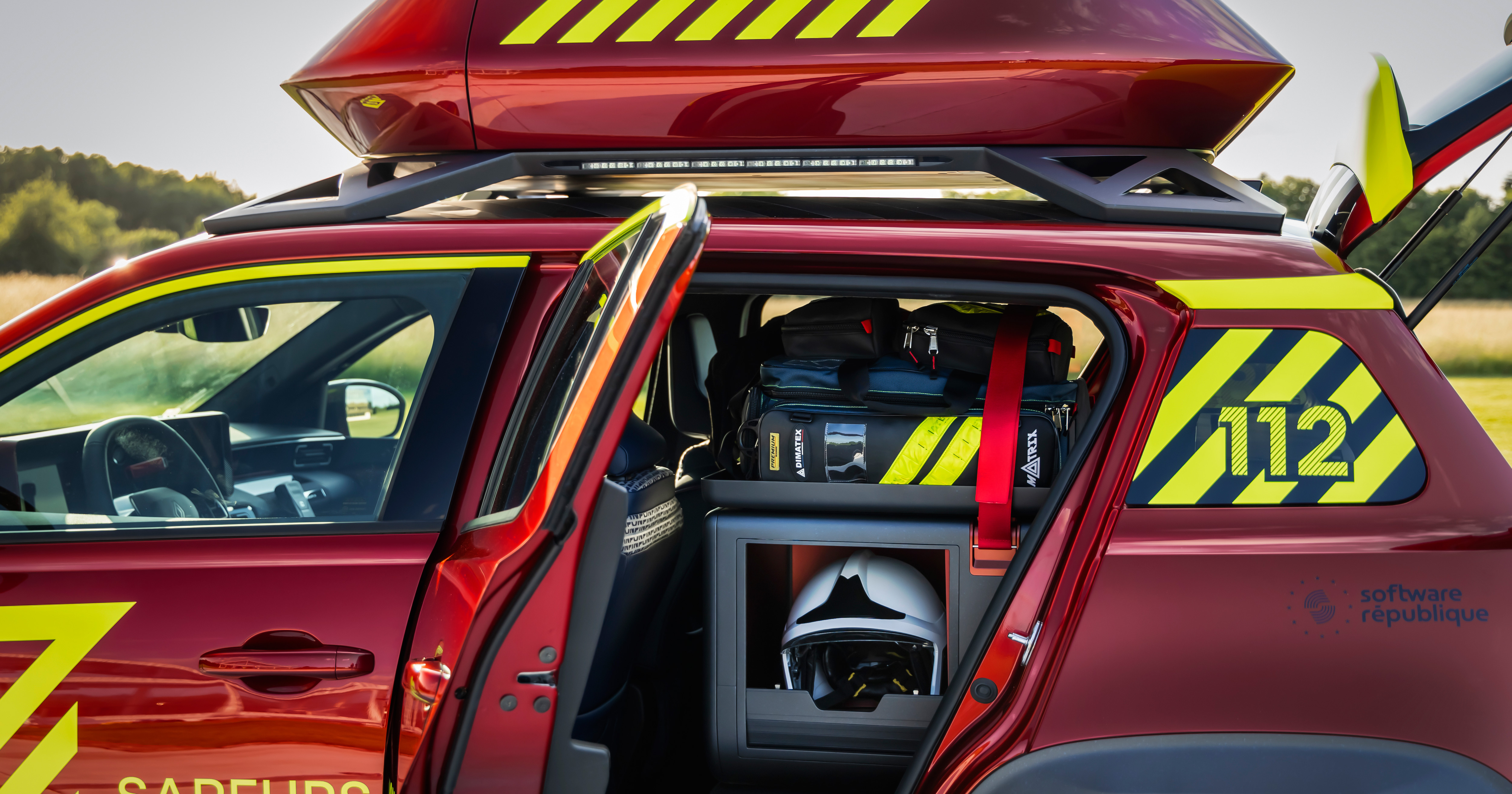 Bagasjerom og utstyr Renault Vision 4Rescue Bagasjerom og utstyr Renault Vision 4Rescue