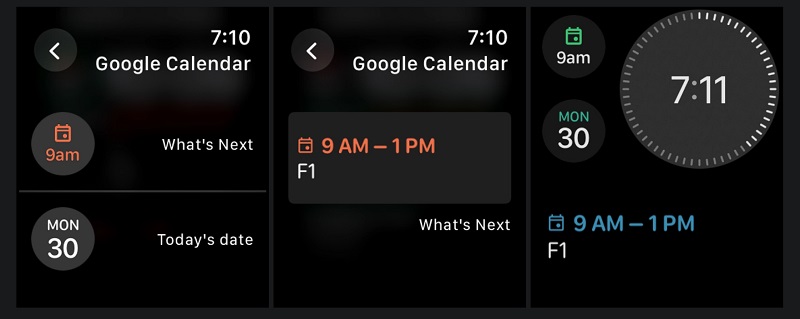Google Kalender-grensesnitt Google Kalender-grensesnitt