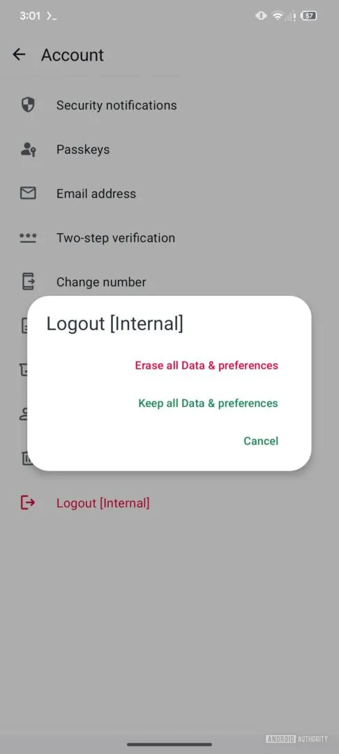 Mulighet til å logge ut av WhatsApp uten å slette data Mulighet til å logge ut av WhatsApp uten å slette data