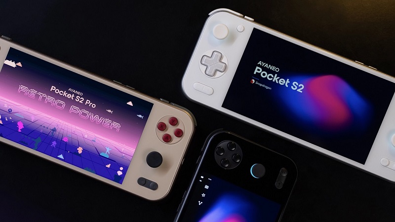 Ayaneo Pocket S2 i forskjellige versjoner Ayaneo Pocket S2 i forskjellige versjoner
