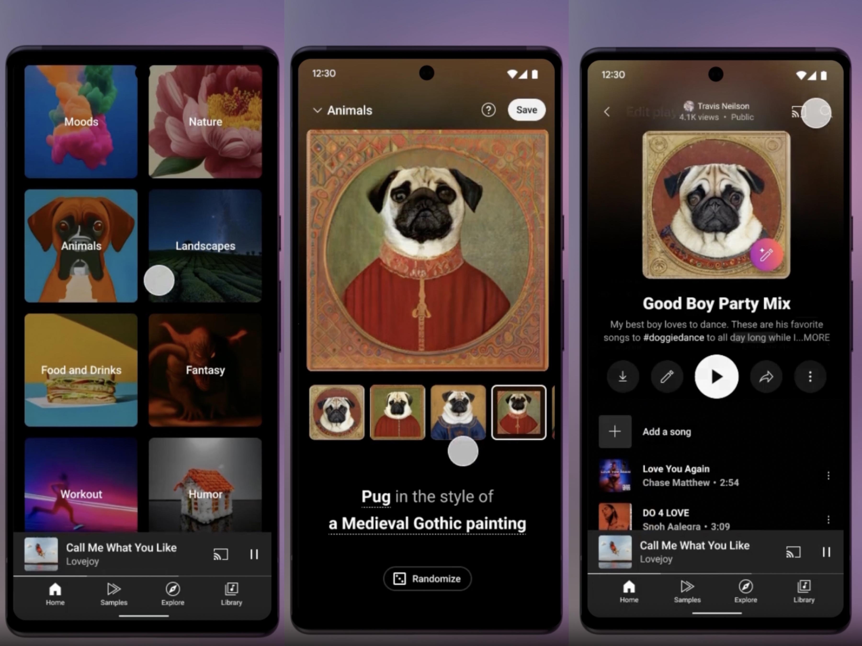 YouTube Music lar deg nå lage spillelistekunstverk ved hjelp av generativ AI YouTube Music lar deg nå lage spillelistekunstverk ved hjelp av generativ AI